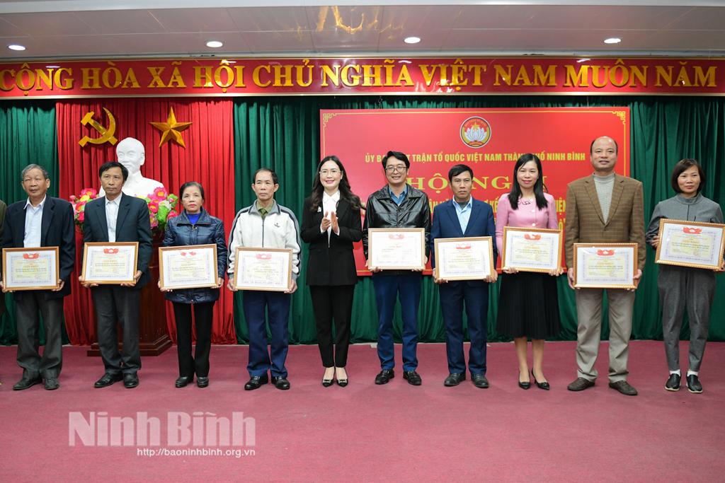 MTTQ thành phố Ninh Bình tổng kết công tác Mặt trận năm 2022