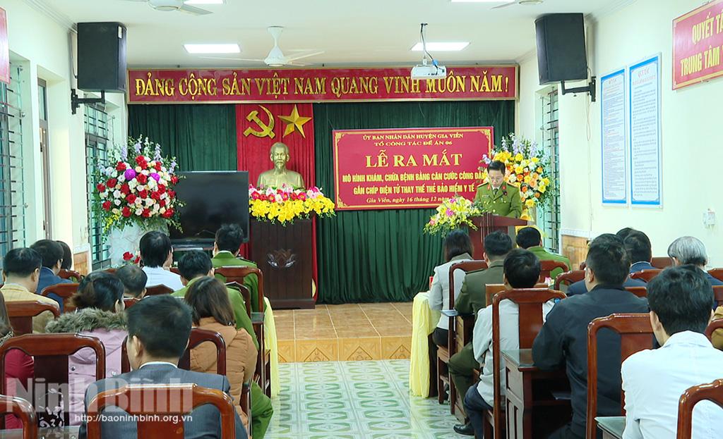 Ra mắt mô hình khám, chữa bệnh bằng thẻ CCCD gắn chíp điện tử tại Gia Viễn