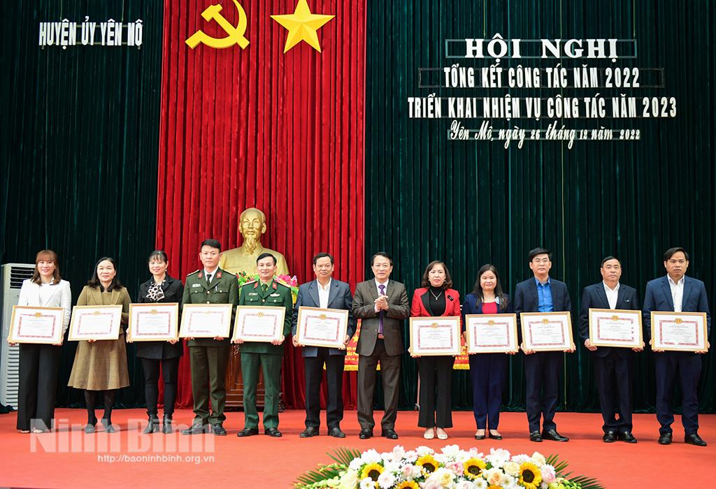 Huyện ủy Yên Mô triển khai nhiệm vụ công tác năm 2023
