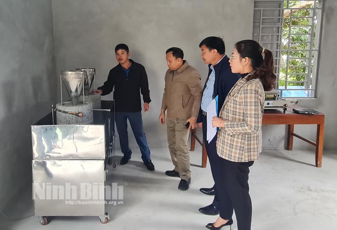 Nghiệm thu xây dựng mô hình sản xuất sản phẩm theo chuỗi