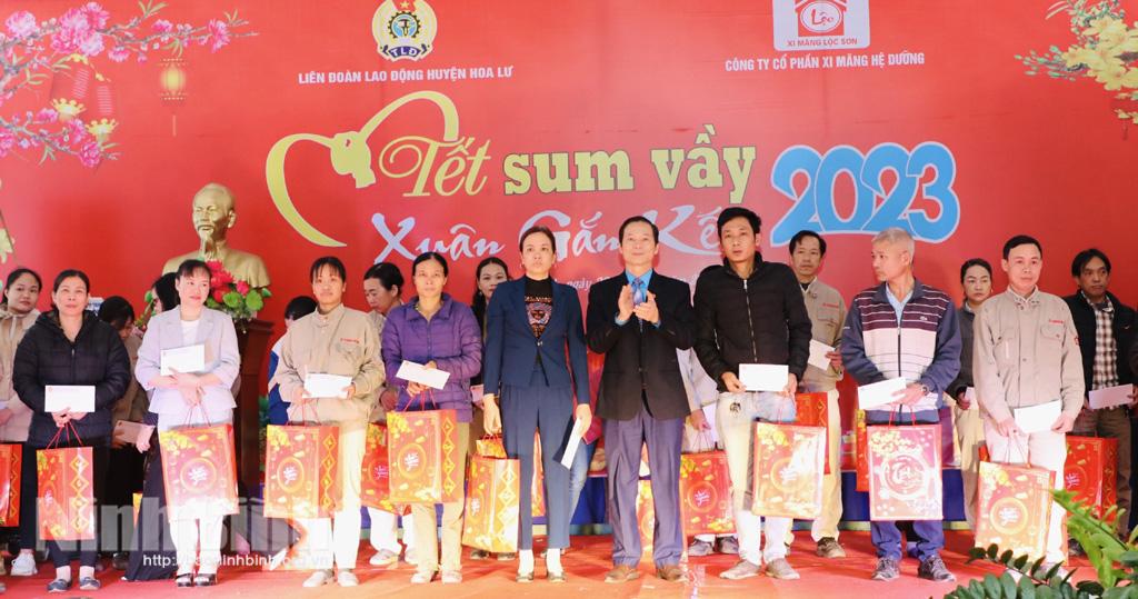 LĐLĐ huyện Hoa Lư tổ chức Chương trình Tết sum vầy, Xuân gắn kết năm 2023