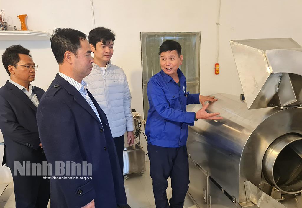 Hỗ trợ xây dựng chuỗi sản phẩm sâm tại HTX sâm Cúc Phương Bochi