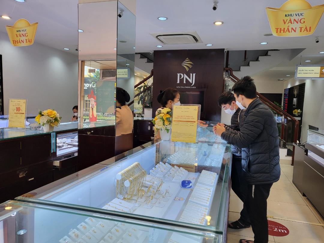 Giá vàng trong nước ngày vía Thần Tài tăng nhẹ