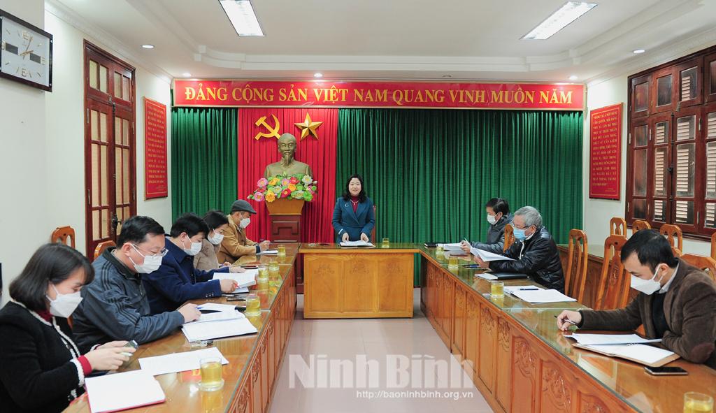 Họp Ban biên tập Tập san chào mừng Kỷ niệm 200 Danh xưng Ninh Bình và 30 năm tái lập tỉnh