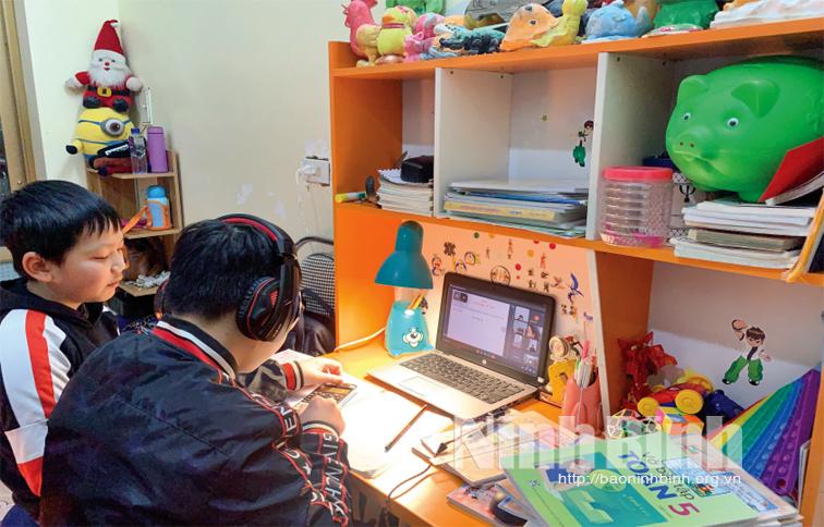 Thành phố Ninh Bình: Linh hoạt dạy và học trong mùa dịch và rét đậm