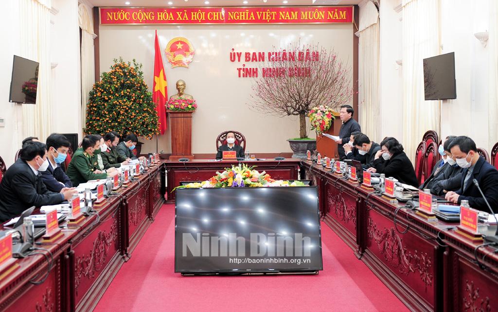Hội nghị UBND tỉnh phiên thường kỳ tháng 2