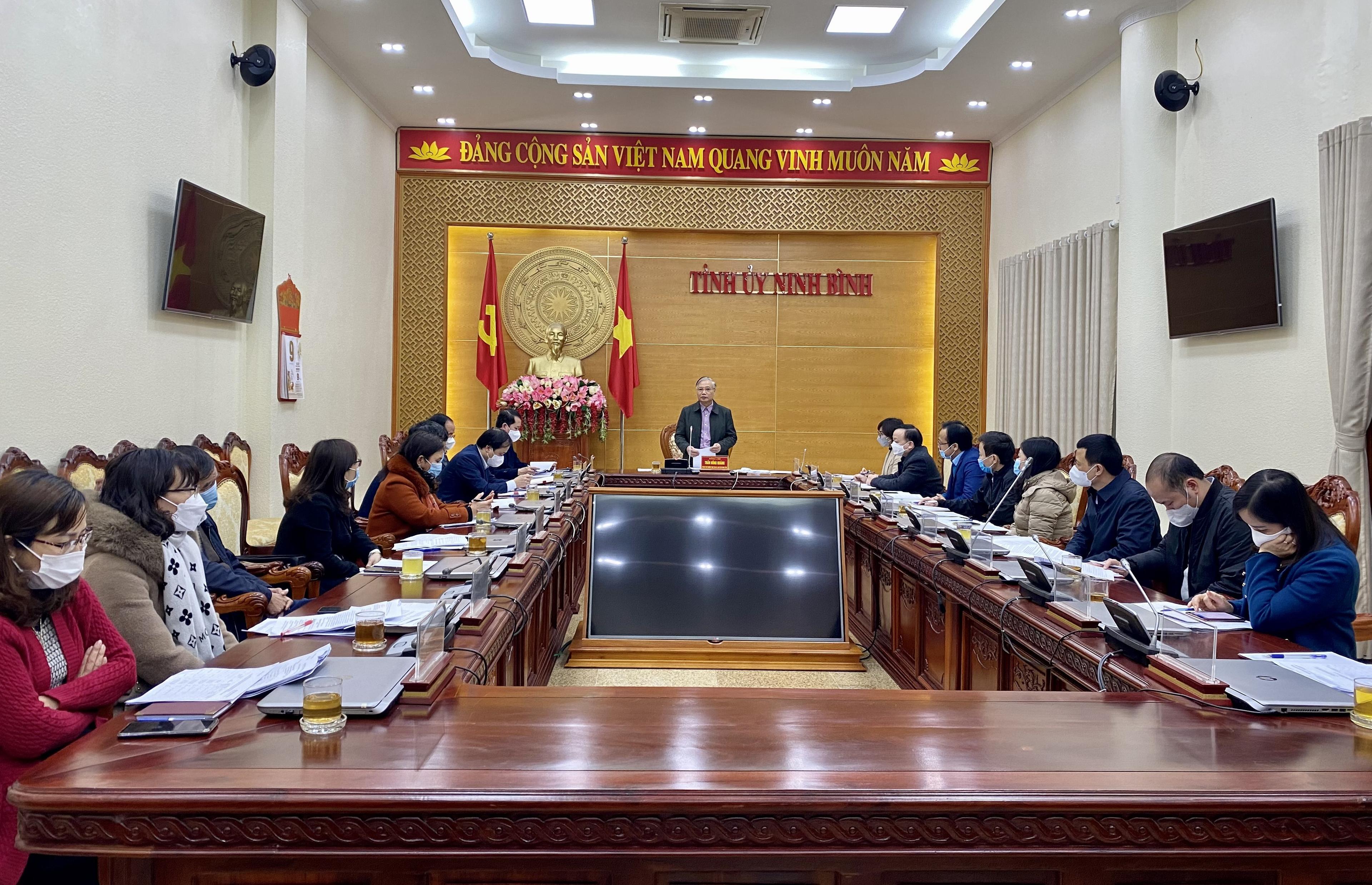 Triển khai các công việc phục vụ Kỳ thi nâng ngạch công chức cơ quan Đảng, MTTQ và các đoàn thể chính trị - xã hội của tỉnh năm 2022