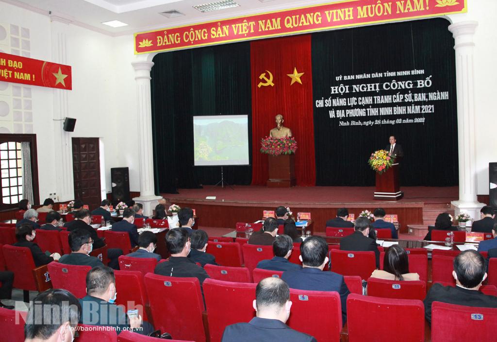 Ninh Binh province announces DDCI results in 2021