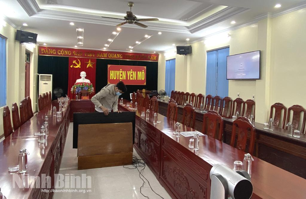 Đẩy mạnh hoạt động hệ thống hội nghị truyền hình trực tuyến