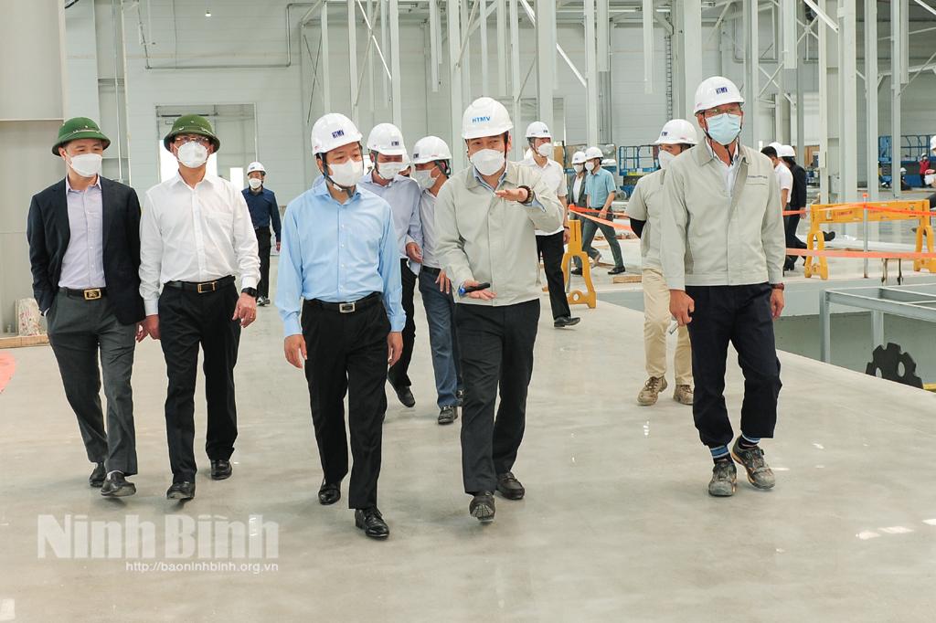 Ninh Binh's leaders work with Thanh Cong Group Joint Stock Company