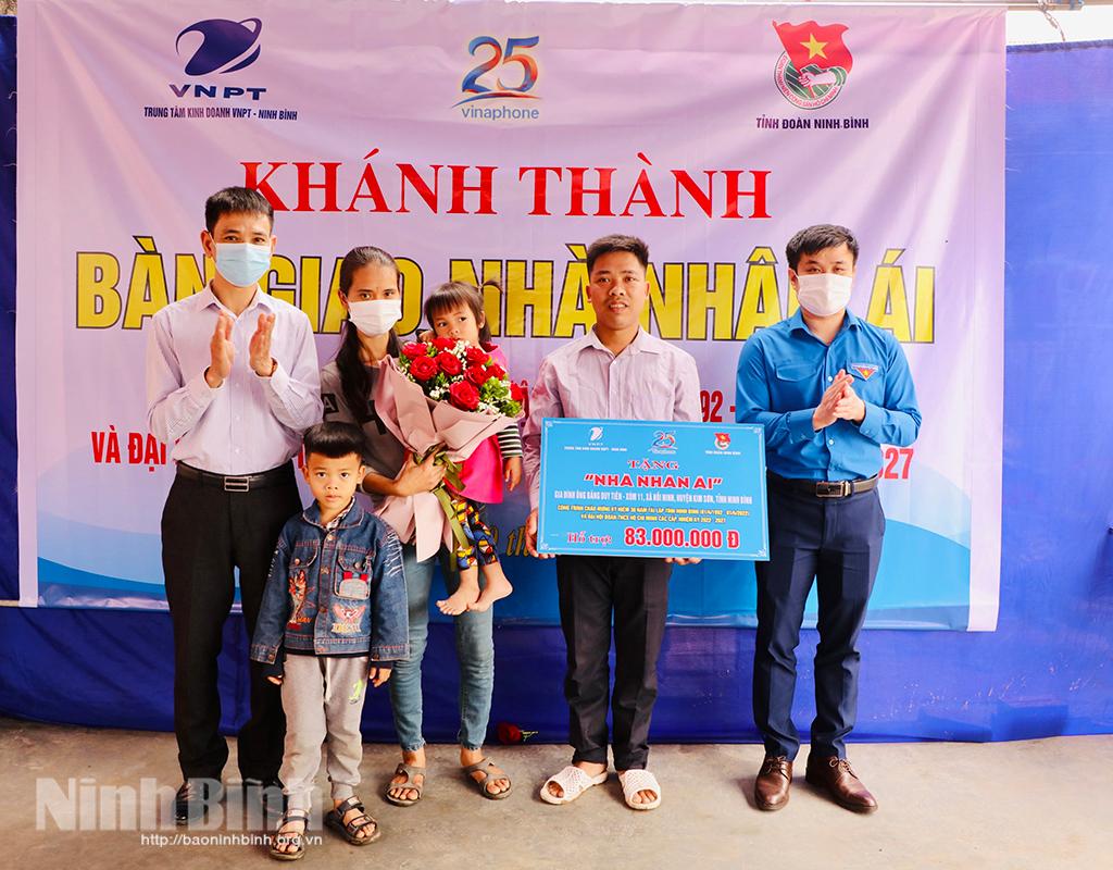 Khánh thành "Ngôi nhà nhân ái" cho gia đình có hoàn cảnh khó khăn