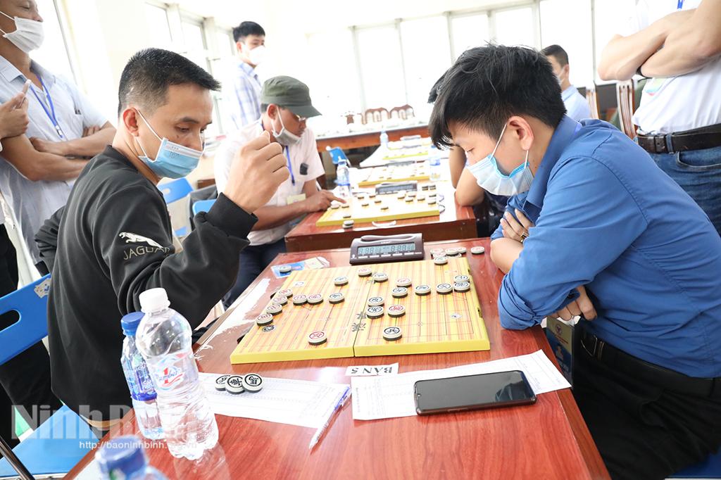 Thi đấu môn Cờ tướng trong khuôn khổ Đại hội TDTT tỉnh lần thứ VII