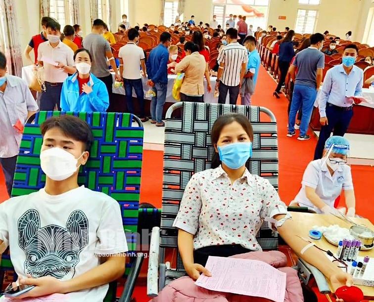 Ngày hội hiến máu tình nguyện huyện Yên Mô