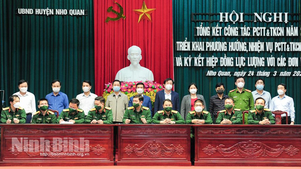 Nho Quan triển khai công tác phòng, chống thiên tai và tìm kiếm cứu nạn năm 2022