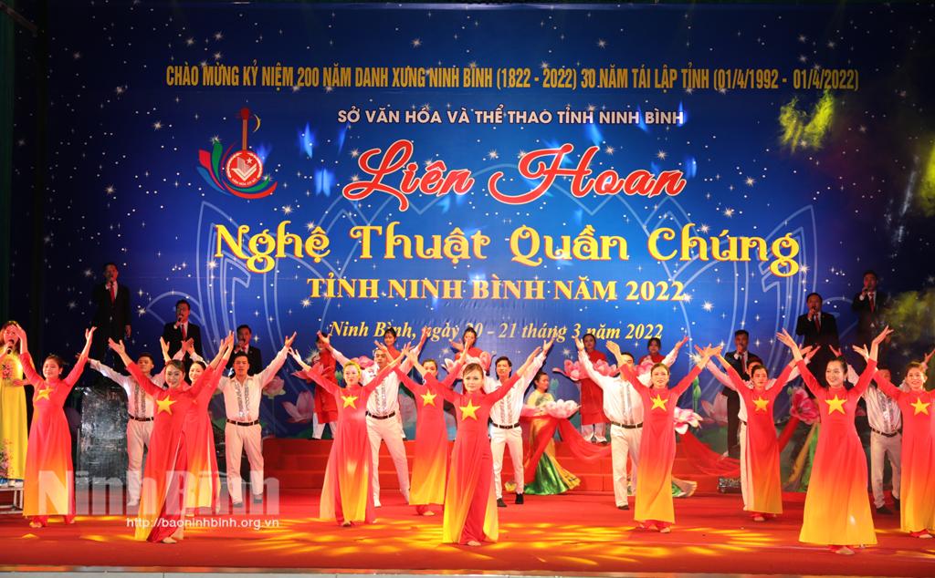 Ghi nhận từ Liên hoan Nghệ thuật quần chúng tỉnh Ninh Bình năm 2022