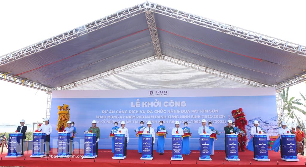 Khởi công Dự án Cảng dịch vụ đa chức năng Đua Fat Kim Sơn