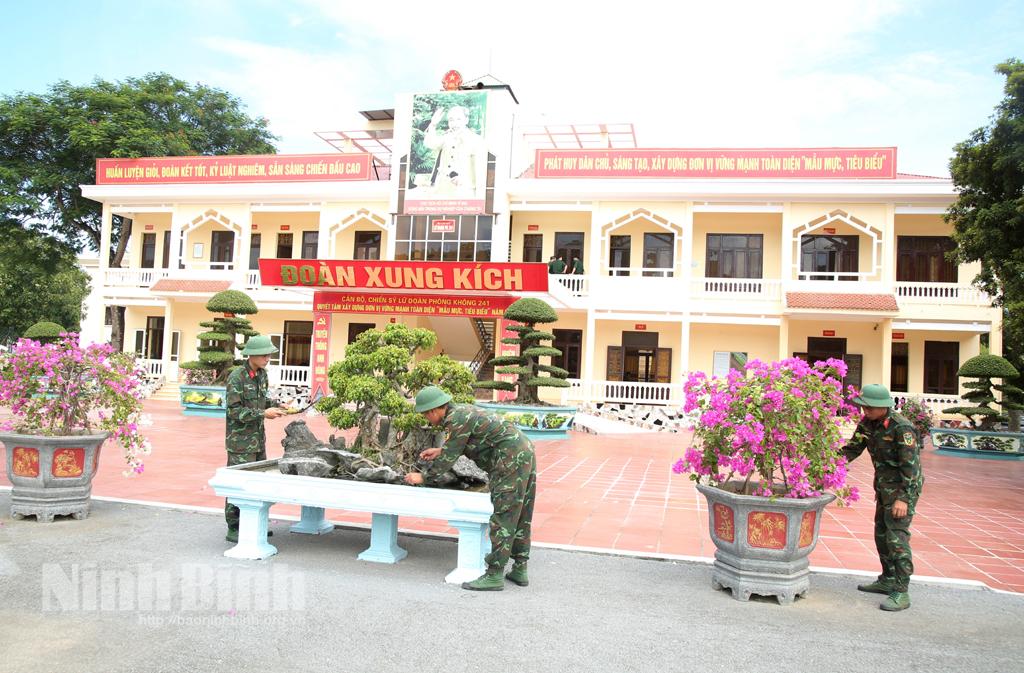 Lữ đoàn Phòng không 241 xây dựng doanh trại chính quy, xanh, sạch, đẹp