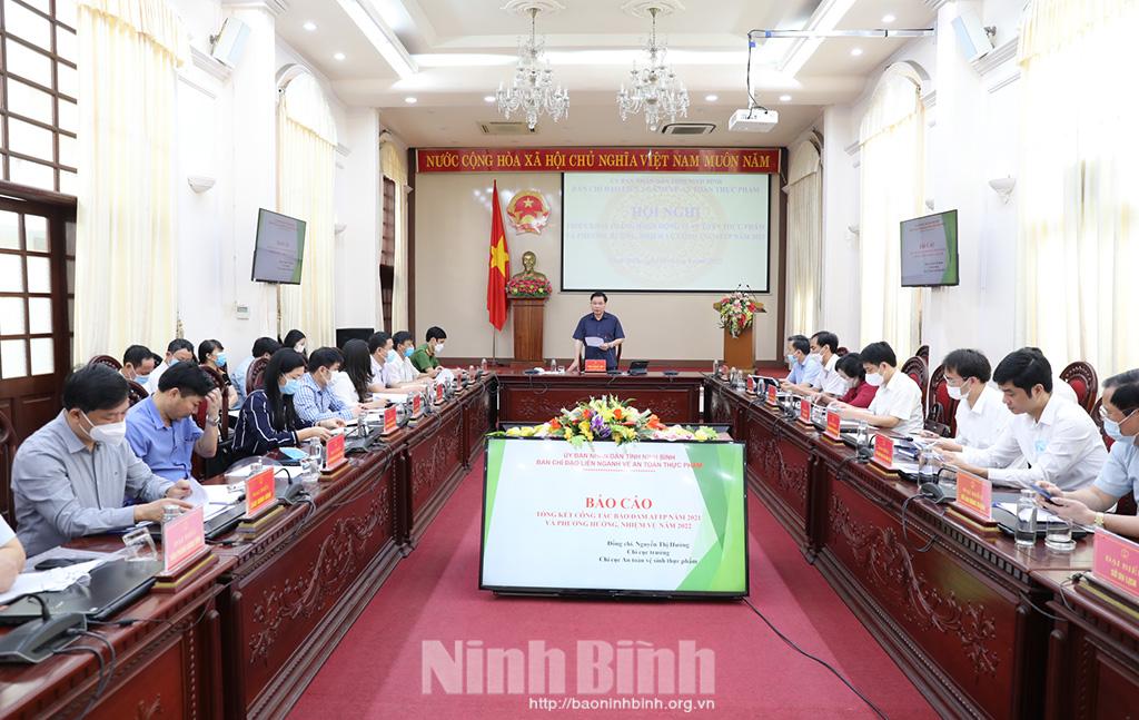 Hội nghị triển khai Tháng hành động vì an toàn thực phẩm năm 2022