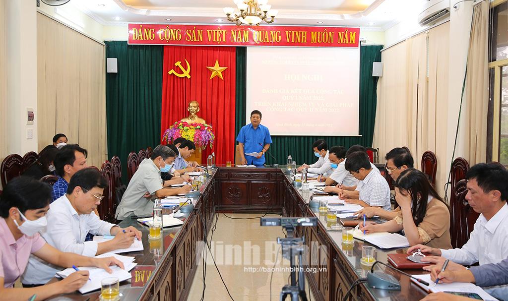 Sở Nông nghiệp & PTNT đánh giá kết quả công tác quý I