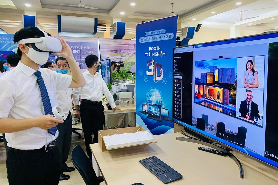 300 gian hàng chợ công nghệ ảo, triển lãm ảo tại Techmart Haiphong 2022