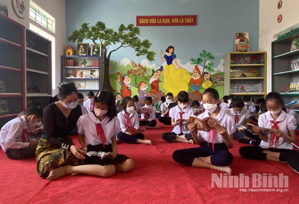 Trường Tiểu học Kim Đông: Xây dựng thói quen và rèn kỹ năng đọc sách cho học sinh