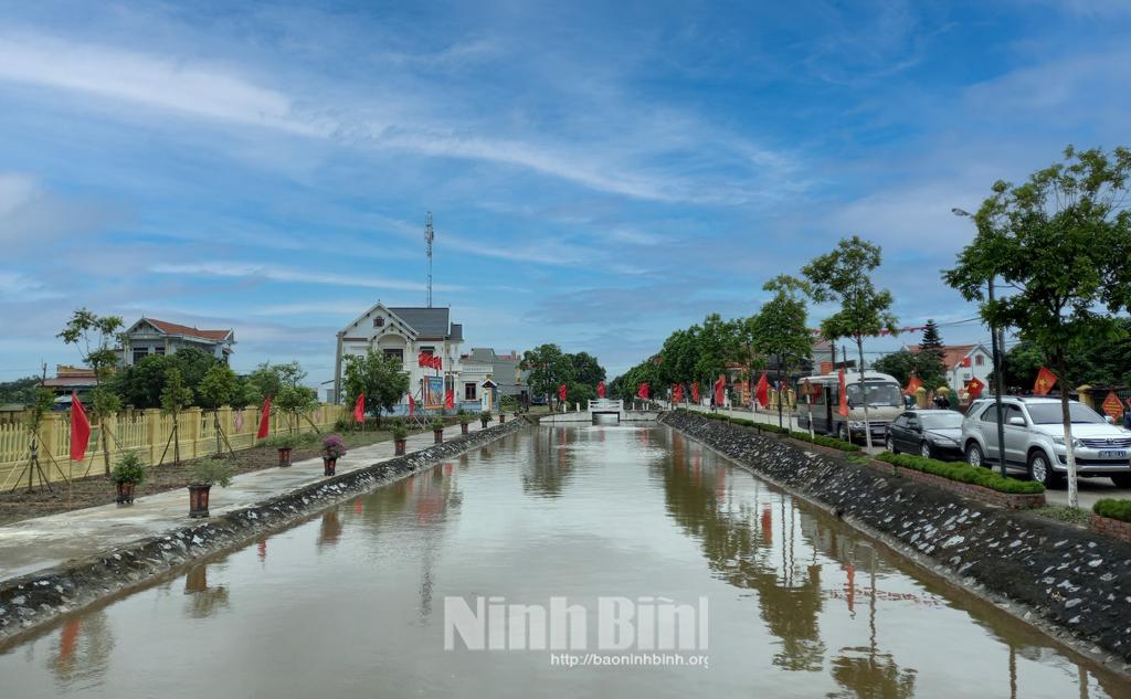 Khánh Trung trên chặng đường đạt chuẩn nông thôn mới nâng cao