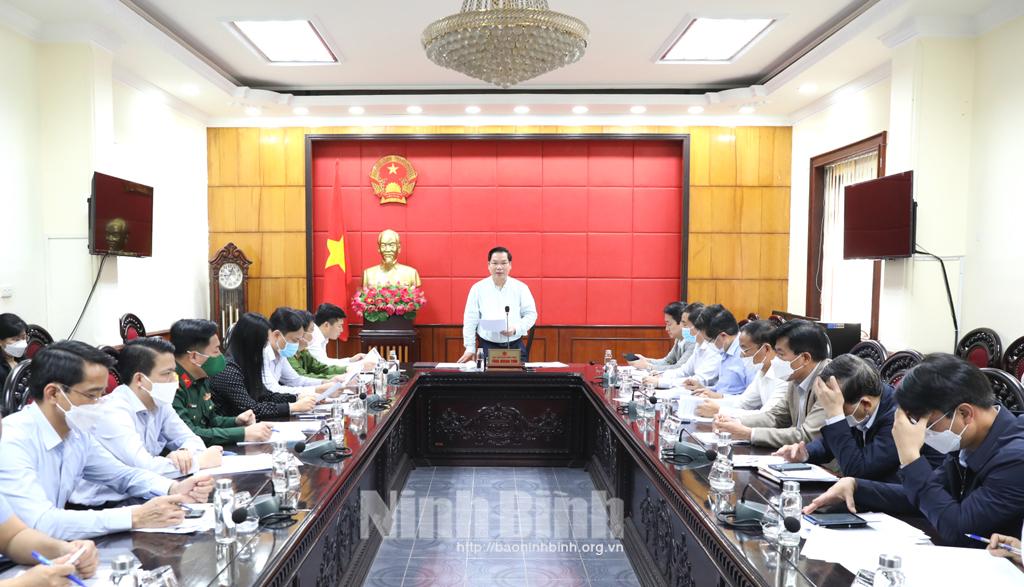 Hội nghị Ban Tổ chức địa phương SEA Games 31 tỉnh Ninh Bình