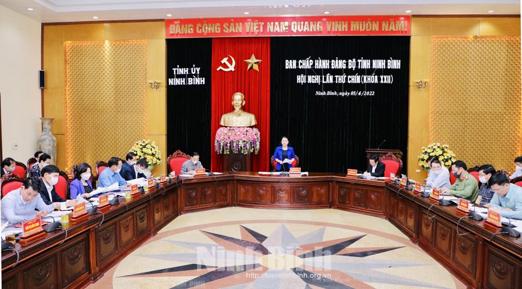 Hội nghị lần thứ chín, Ban Chấp hành Đảng bộ tỉnh khóa XXII