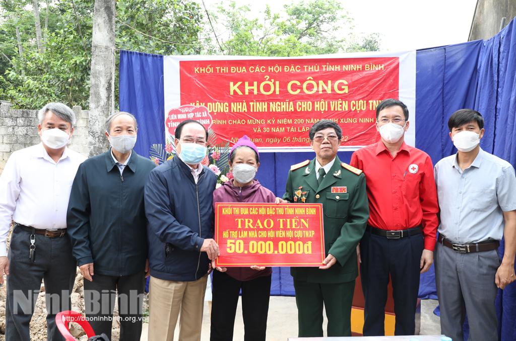 Khởi công xây dựng "Nhà tình nghĩa" cho cựu thanh niên xung phong