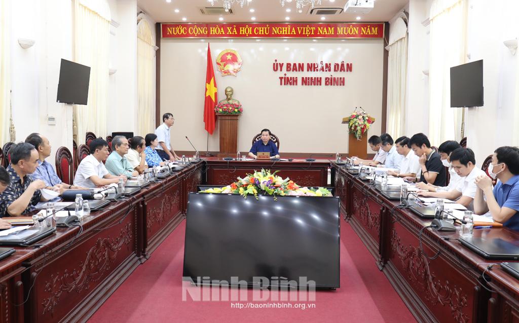 Họp Hội đồng xét tặng Giải thưởng văn học-nghệ thuật Trương Hán Siêu tỉnh Ninh Bình lần thứ VI