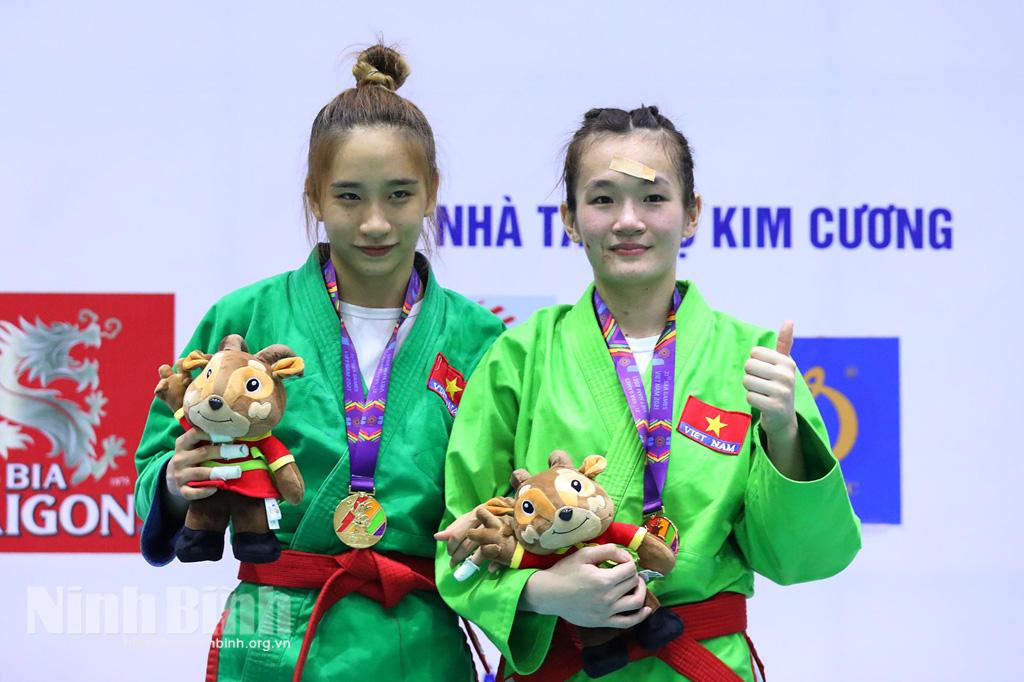 Nguyễn Thị Tuyết Hân giành huy chương đồng môn Kurash tại SEA Games 31