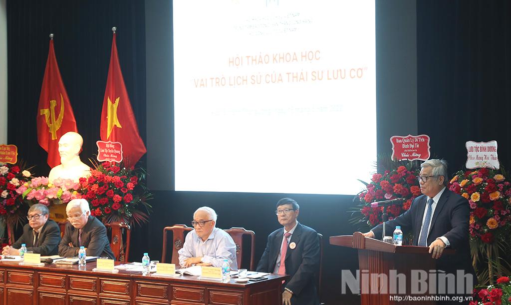 Hội thảo khoa học về "Vai trò lịch sử của Thái sư Lưu Cơ"