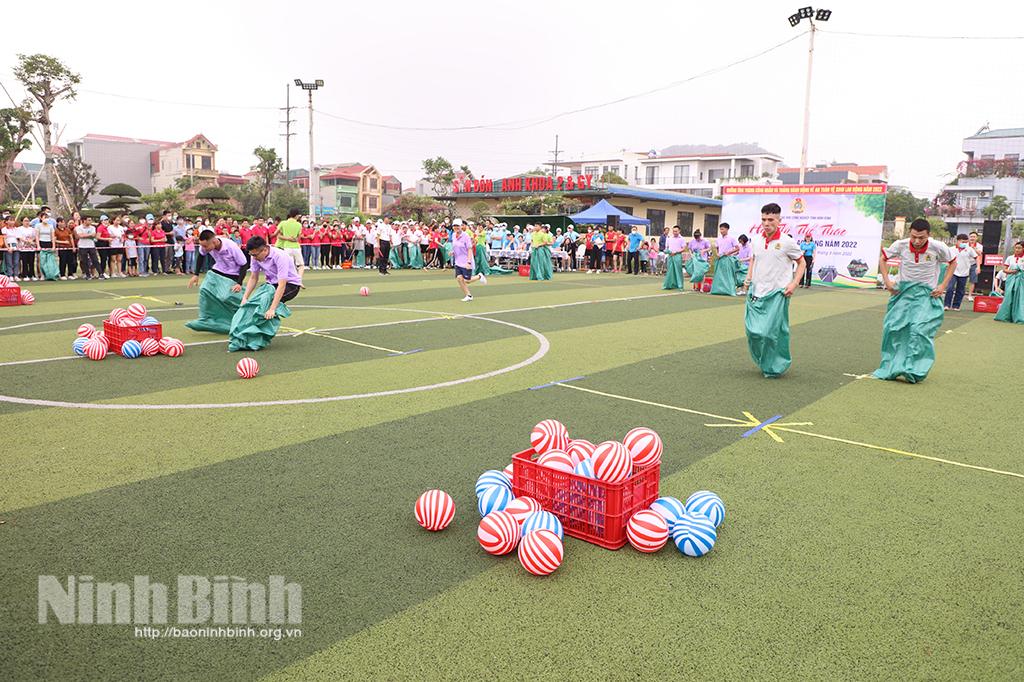 Hội thi thể thao trong công nhân lao động các khu công nghiệp