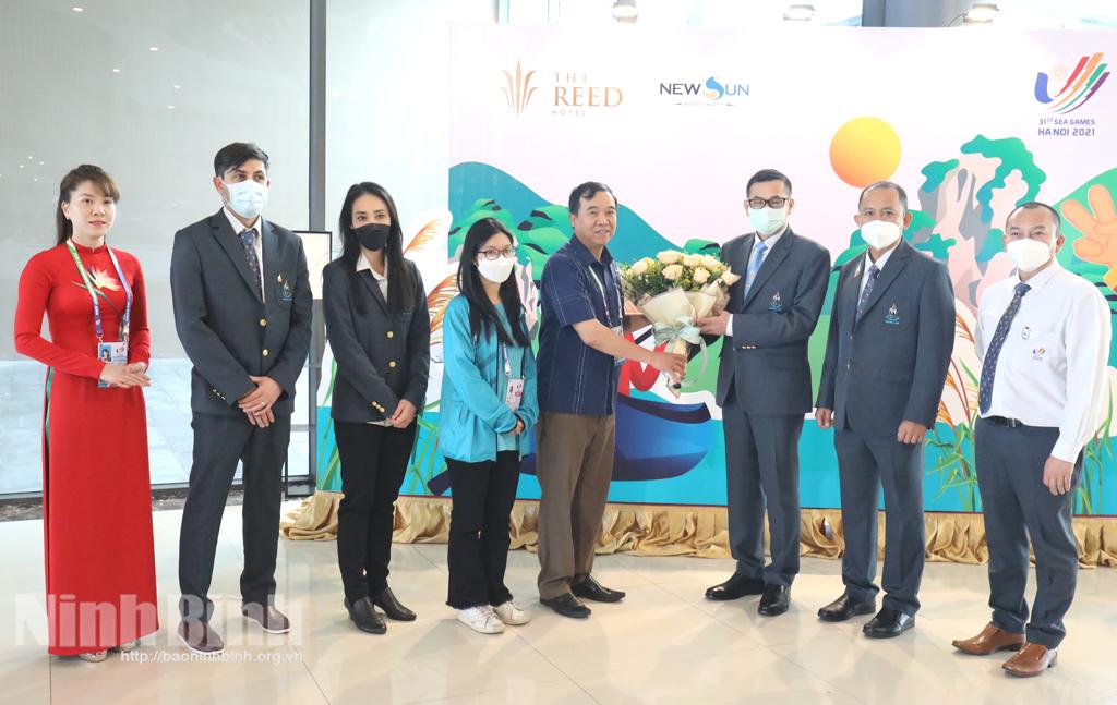 Đoàn tuyển Karate Thái Lan và Brunei đã đến Ninh Bình tham dự SEA Games 31