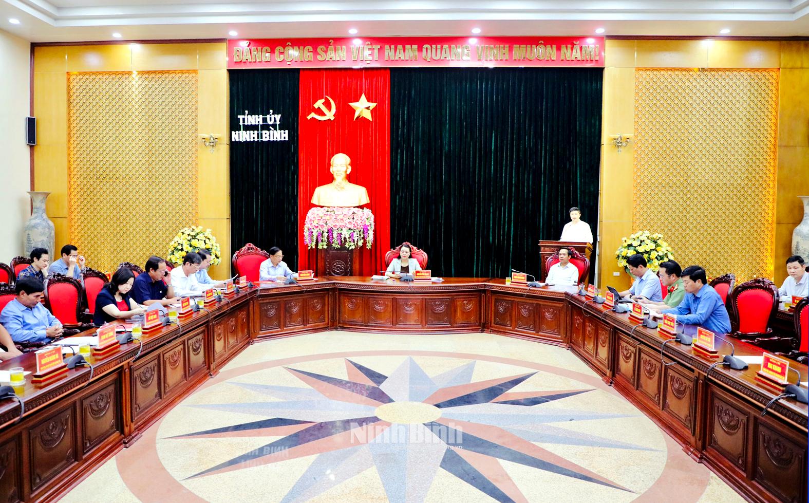 Hội nghị Ban Chấp hành Đảng bộ tỉnh mở rộng