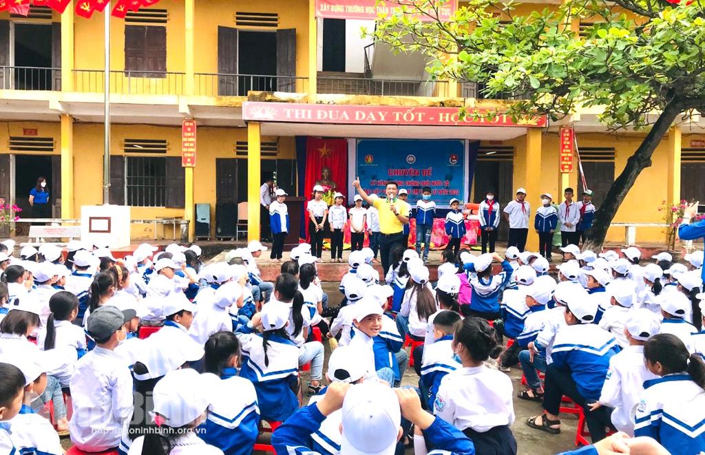 Tuyên truyền về phòng, chống đuối nước tại huyện Nho Quan
