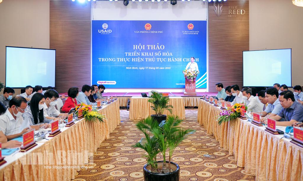 Hội thảo triển khai số hóa trong thực hiện thủ tục hành chính