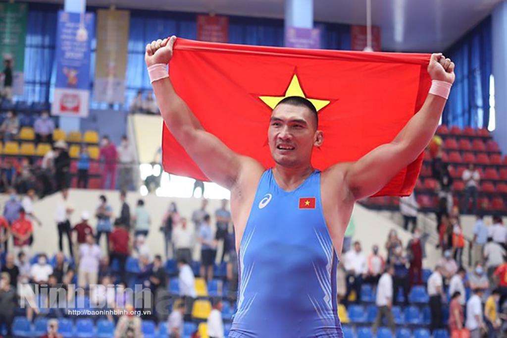 Vận động viên đầu tiên của Ninh Bình giành huy chương vàng tại SEA Games 31
