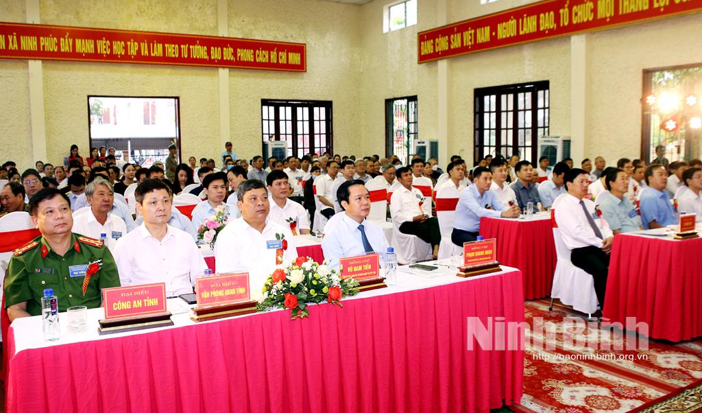 Ninh Phúc đón Bằng công nhận xã đạt chuẩn NTM và NTM nâng cao
