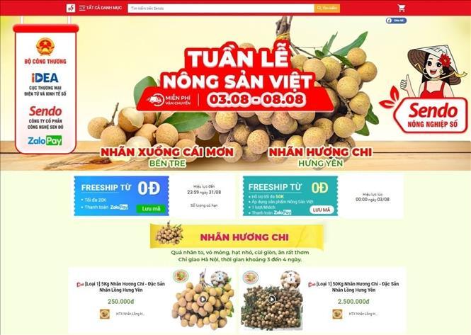 Kết nối cung cầu đưa nông sản lên sàn thương mại điện tử