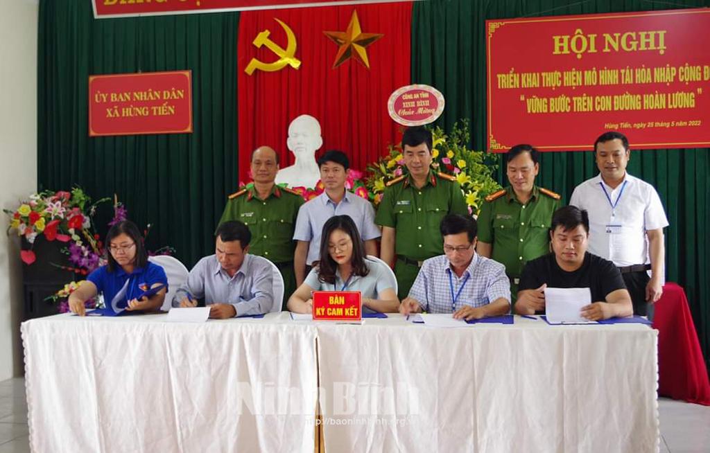 Triển khai mô hình tái hòa nhập cộng đồng "Vững bước trên con đường hoàn lương"