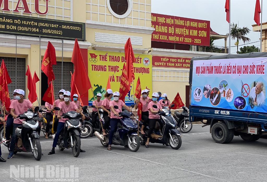 Tuyên truyền lưu động hưởng ứng Tuần lễ quốc gia không thuốc lá năm 2022