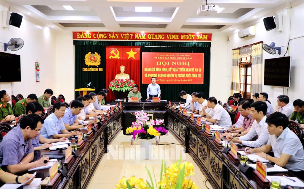Hội nghị đánh giá tình hình, kết quả triển khai Đề án 06/CP trên địa bàn tỉnh