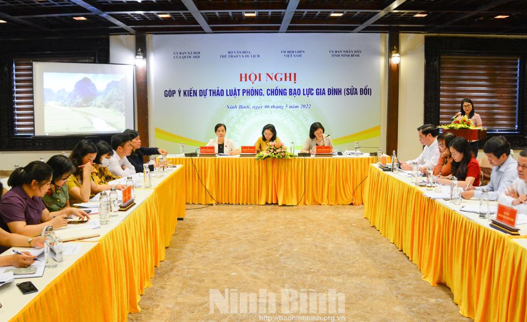 Hội nghị góp ý vào Luật Phòng, chống bạo lực gia đình (sửa đổi)