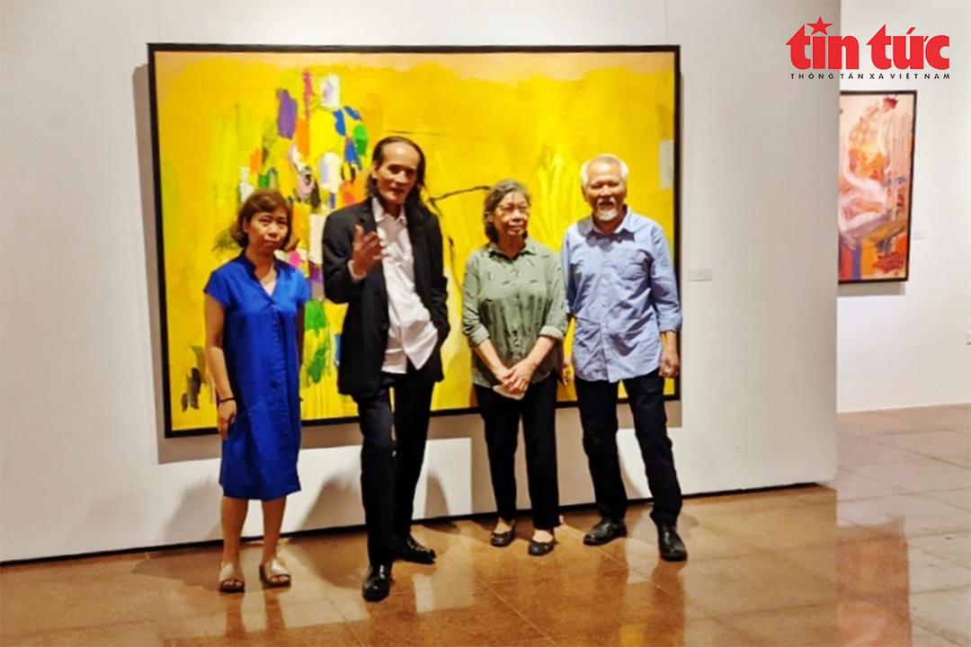 Triển lãm tranh 'Trần Hải Minh 2022' - cuộc phiêu lưu cùng 'trừu tượng biểu hiện'