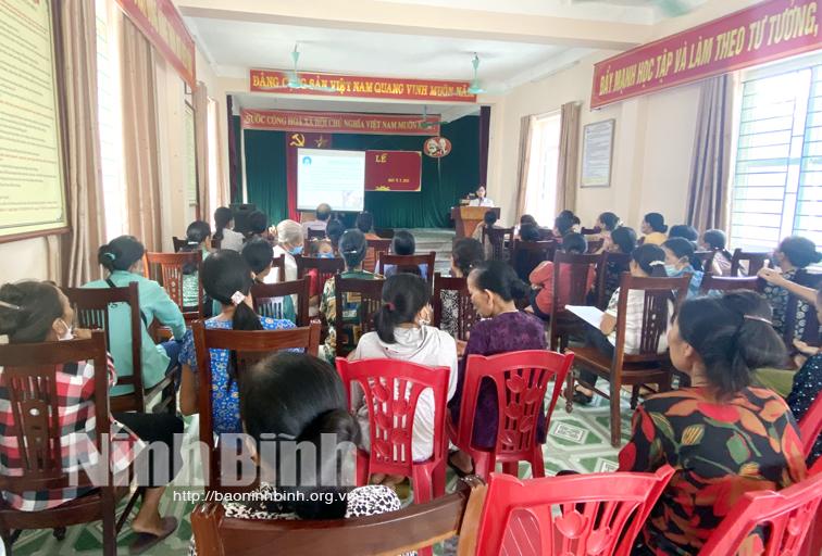 Cung cấp kiến thức về chăm sóc sức khỏe người cao tuổi tại xã Ninh Hòa