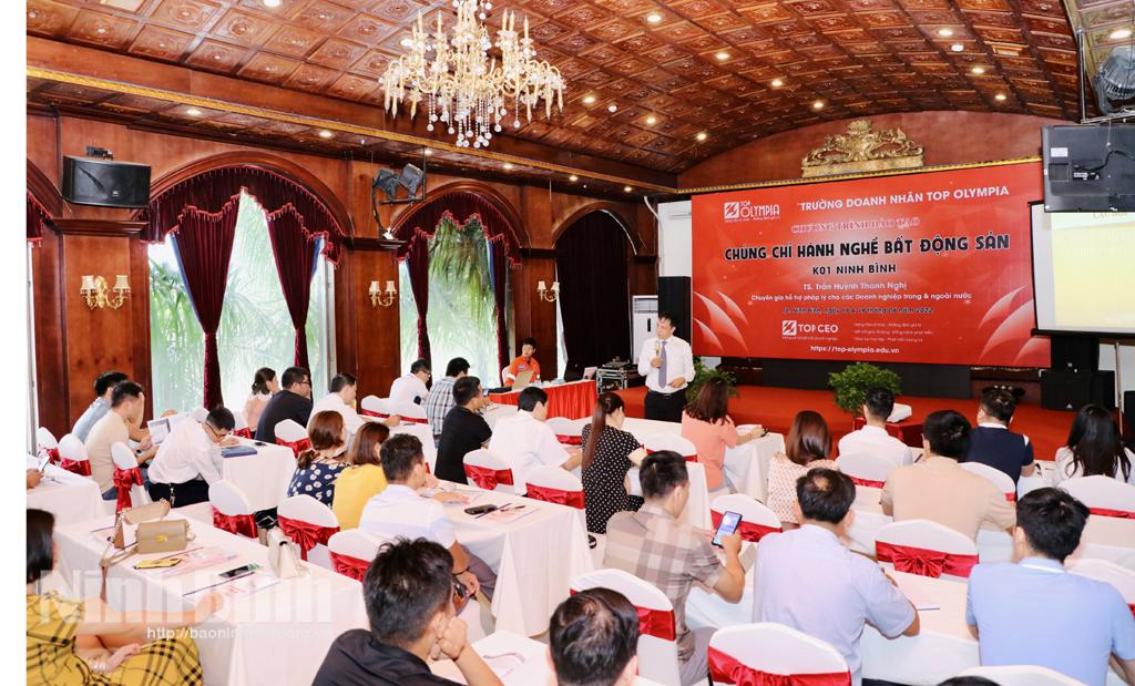 Khai giảng khóa học đào tạo Chứng chỉ hành nghề Bất động sản