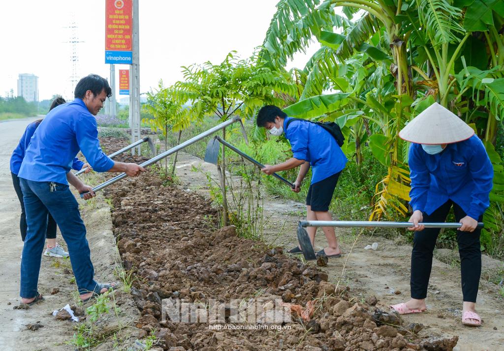 Thành phố Ninh Bình: Sôi nổi chiến dịch thanh niên tình nguyện hè