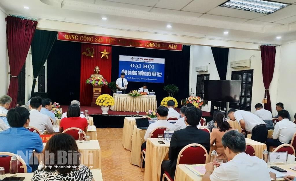 Công ty cổ phần Nhiệt điện Ninh Bình Đại hội đồng cổ đông thường niên năm 2022