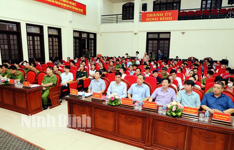 Thành phố Ninh Bình tổ chức hội nghị tăng cường giải pháp đẩy mạnh thực hiện Đề án 06